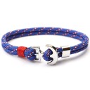 Bracciale in corda con ancora 1