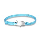 Bracciale in corda con balena 8