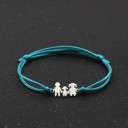 Bracciale in corda famiglia 9