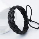 Bracciale in pelle da uomo H278 8