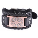 Bracciale in pelle da uomo H588 10