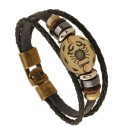 Bracciale in pelle da uomo segno 11