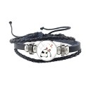 Bracciale in pelle panda 16
