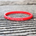 Bracciale in silicone con scritta H493 4