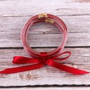 Bracciale in silicone da donna 5 pz 3