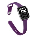 Bracciale in silicone sottile per Apple Watch 42 mm 44 mm 45 mm 46 mm 49 mm Leggero traspirante morbido cinturino sportivo compatibile con più modelli 18
