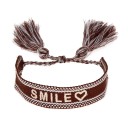 Bracciale intrecciato da donna con iscrizione 4