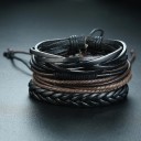 Bracciale maschile a più strati 3