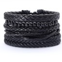 Bracciale maschile a più strati 5 pezzi 7
