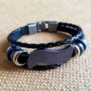 Bracciale maschile a più strati H393 3