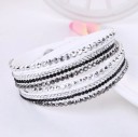 Bracciale multilivello da donna con pietre 7