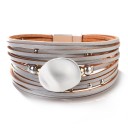 Bracciale multilivello da donna H409 4