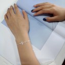 Bracciale regolabile da donna con croce 3