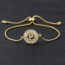 Bracciale regolabile da donna con lettera 16