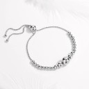 Bracciale regolabile da donna con palline 2