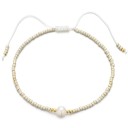 Bracciale regolabile da donna con perla 3