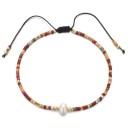 Bracciale regolabile da donna con perla 6