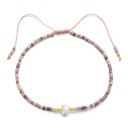 Bracciale regolabile da donna con perla 9