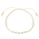 Bracciale regolabile da donna con perle 4