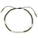 Bracciale regolabile da donna con perle 5