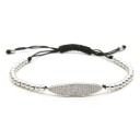 Bracciale regolabile da donna con perle H165 3