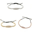 Bracciale regolabile da donna con perle H165 1
