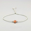 Bracciale regolabile da donna con perline 9