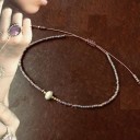 Bracciale regolabile da donna con perline H332 3