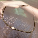 Bracciale regolabile da donna con perline H332 7