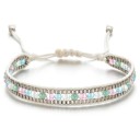Bracciale regolabile da donna con perline H357 14