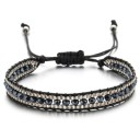 Bracciale regolabile da donna con perline H357 2