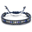 Bracciale regolabile da donna con perline H357 3