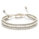 Bracciale regolabile da donna con perline H357 4