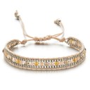 Bracciale regolabile da donna con perline H357 6
