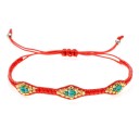 Bracciale regolabile da donna con perline H358 10