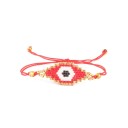 Bracciale regolabile da donna con perline H571 3