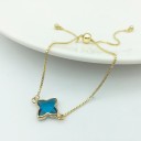 Bracciale regolabile da donna con pietra 10