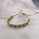 Bracciale regolabile da donna in perline H255 5