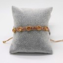 Bracciale regolabile da donna in perline H256 11