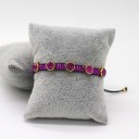 Bracciale regolabile da donna in perline H256 15