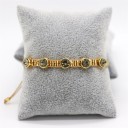 Bracciale regolabile da donna in perline H256 1