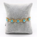 Bracciale regolabile da donna in perline H256 3