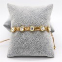 Bracciale regolabile da donna in perline H256 4