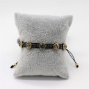 Bracciale regolabile da donna in perline H256 9