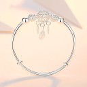 Bracciale rigido da donna con catturafantasie 5