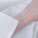 Bracciale scintillante da donna con luna 2