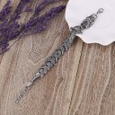 Bracciale vintage da uomo drago 3