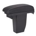Bracciolo 28,5 x 36 x 12 cm per Peugeot 2008 Regolabile Accessorio auto in pelle Scatola portaoggetti Installazione semplice Ricarica USB Pelle 5