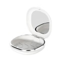 Brace Case with Mirror 8.5 x 8 x 4.4 cm ABS Plastic White with Coloured Stripe for Storing Aligners and Dental Prosthetics 2