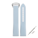 Bracelet 20 mm pour Omega X Swatch MoonSwatch Sport Bracelet en silicone caoutchouteux pliable pour Seamaster 300 avec accessoires de réparation de bracelet 9